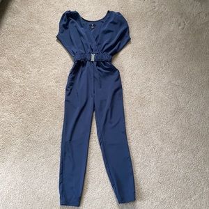H&M Navy Blue Jumpsuit